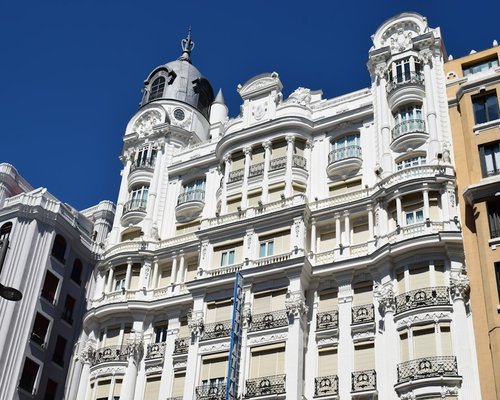 Fachada de edificio en Madrid
